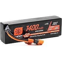オームパルサーLFP-4000A Amazon.com: Spektrum SMART 1400mAh 2S 7.4V Smart G2 30C LiPo