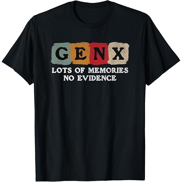 Amazon.com: Generation Xennial GenX Established 1977-1983 T-Shirt
