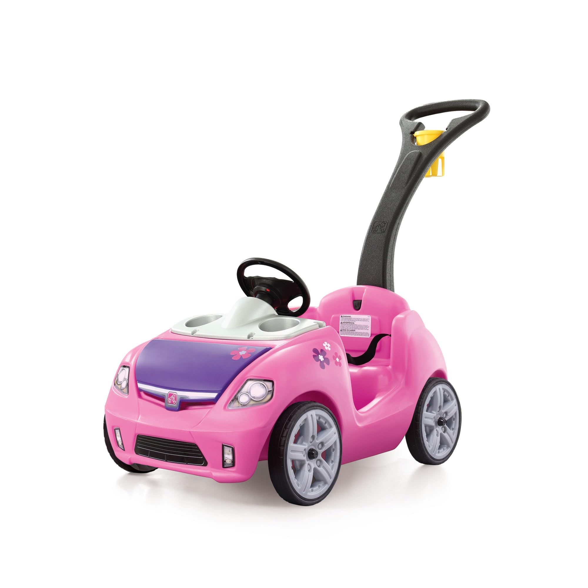 Photo 1 of **MISSING PARTS***Step2 Whisper Ride II Kids Push Cars, Ride On Car, Seat Belt, Horn, Toddlers Ages 1.5 – 4 Years Old, Max Weight 50 lbs., Quick Storage, Stroller Substitute, Pink