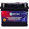 Mighty Max Battery MM-H5 Start and Stop Car BCI Group Size 47 12V 60 AH, 100RC, 680 CCA Rechargeable AGM Car Battery
