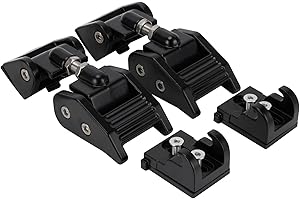 Hood Latches for Jeep Wrangler & Gladiator, Aluminum Hood Catch Lock Replacement Compatible with Jeep Wrangler JK/JKU (2007-2
