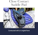 LeMieux Close Contact Suede Square Saddle Pad Ink Blue Small/Medium view 3