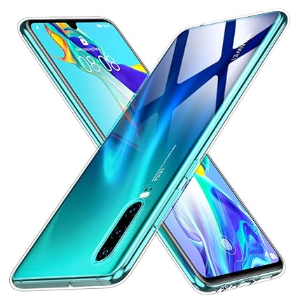 Peakally Huawei P30 Hülle, Soft Silikon Dünn Transparent Hüllen [Kratzfest] [Anti Slip] Durchsichtige TPU Schutzhülle Case We