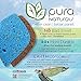 Pura Naturals Ever-Fresh Cleaning Sponges Inhibit Bacteria. Stay Fresh mildew-free Scent! Eco Kitchen/Household/Dish Sponges w/Walnut Scrubbers. 40x more durable. (6-pack | 48 Hour Infused Soap Blast)