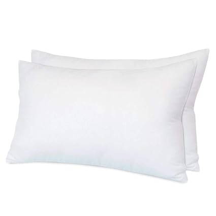 Extra Filled Bounce Back Hollowfibre Jumbo Bed Pillows Luxury And