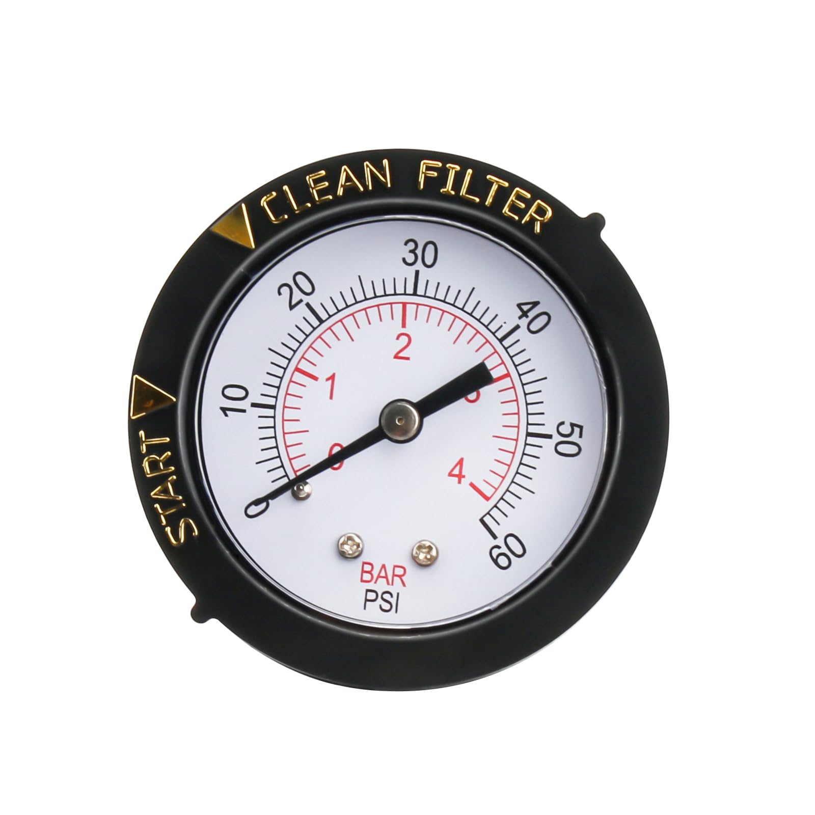 Photo 1 of ECX2712B1 190059 Pressure Gauge Replacement for Pen-tair Pool/Spa Valve and Filter, Pool Filter Pressure Gauge