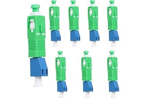 fyboptwu - 8pc SC/APC Male to LC/UPC Female Hybrid Optical Fiber Adapter for Optical Power Meter