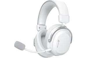 ATTACK SHARK L30PRO Wireless Gaming Headset,7.1 Surround Sound, 50mm Drivers,20ms Low Latency,Detachable Noise-Canceling Micr