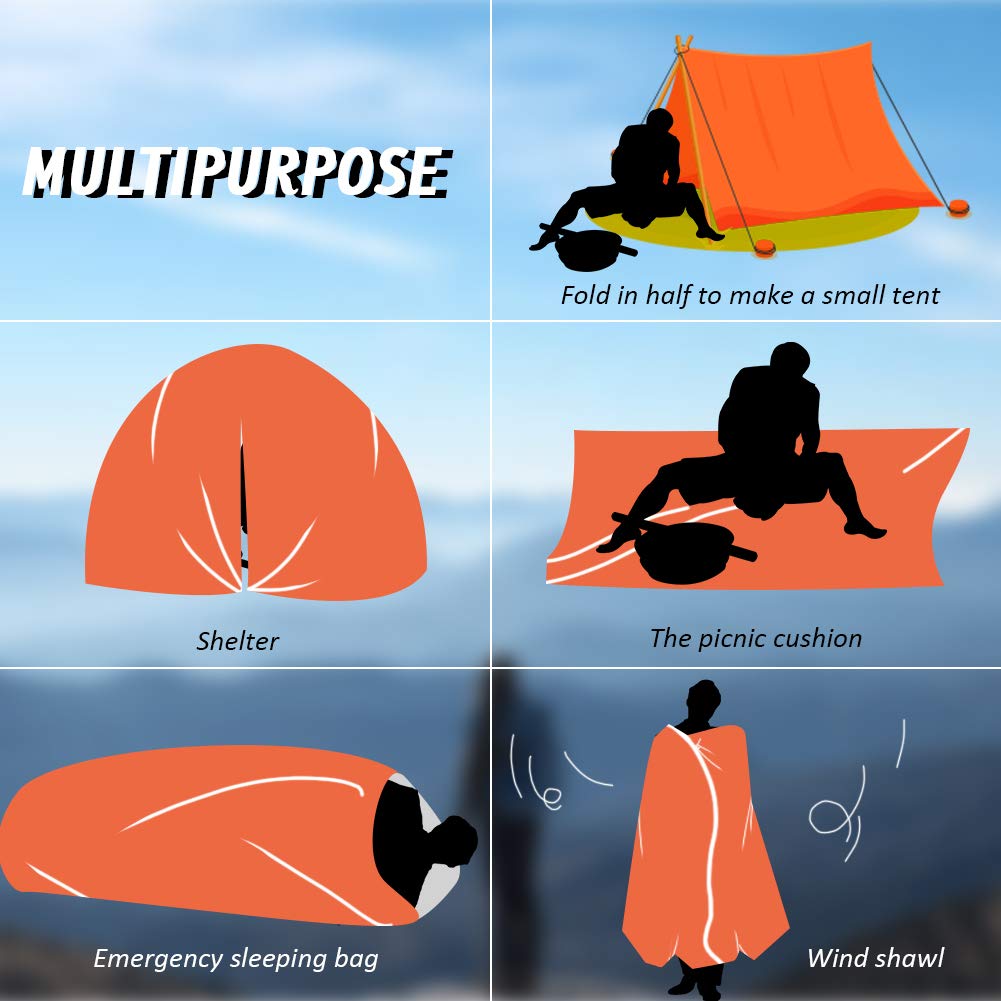 Sports Lightweight Waterproof Thermal Survival Sleeping Bag Portable