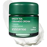 innisfree Green Tea Ceramide Cream | Hydrating Korean Rescue Cream | Hydrating Korean Rescue Cream for Acne and Dry, Sensitive, and Eczema Prone Skin | Non-Comedogenic