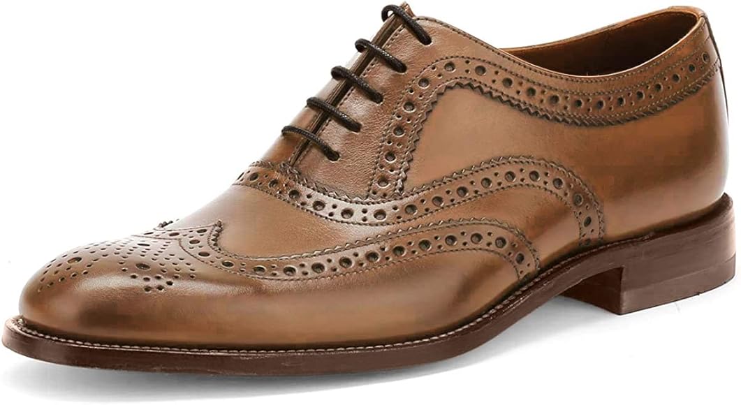 tan brogue shoes