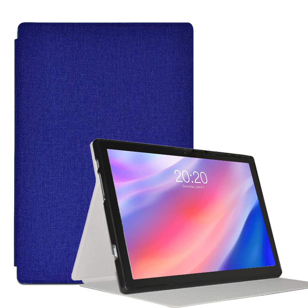 RLTech Case for Teclast P20HD/Teclast M40 Pro, Slim Smart Shell Folio Cover with Stand Function for Teclast P20HD/Teclast M40 Pro (Blue-A)