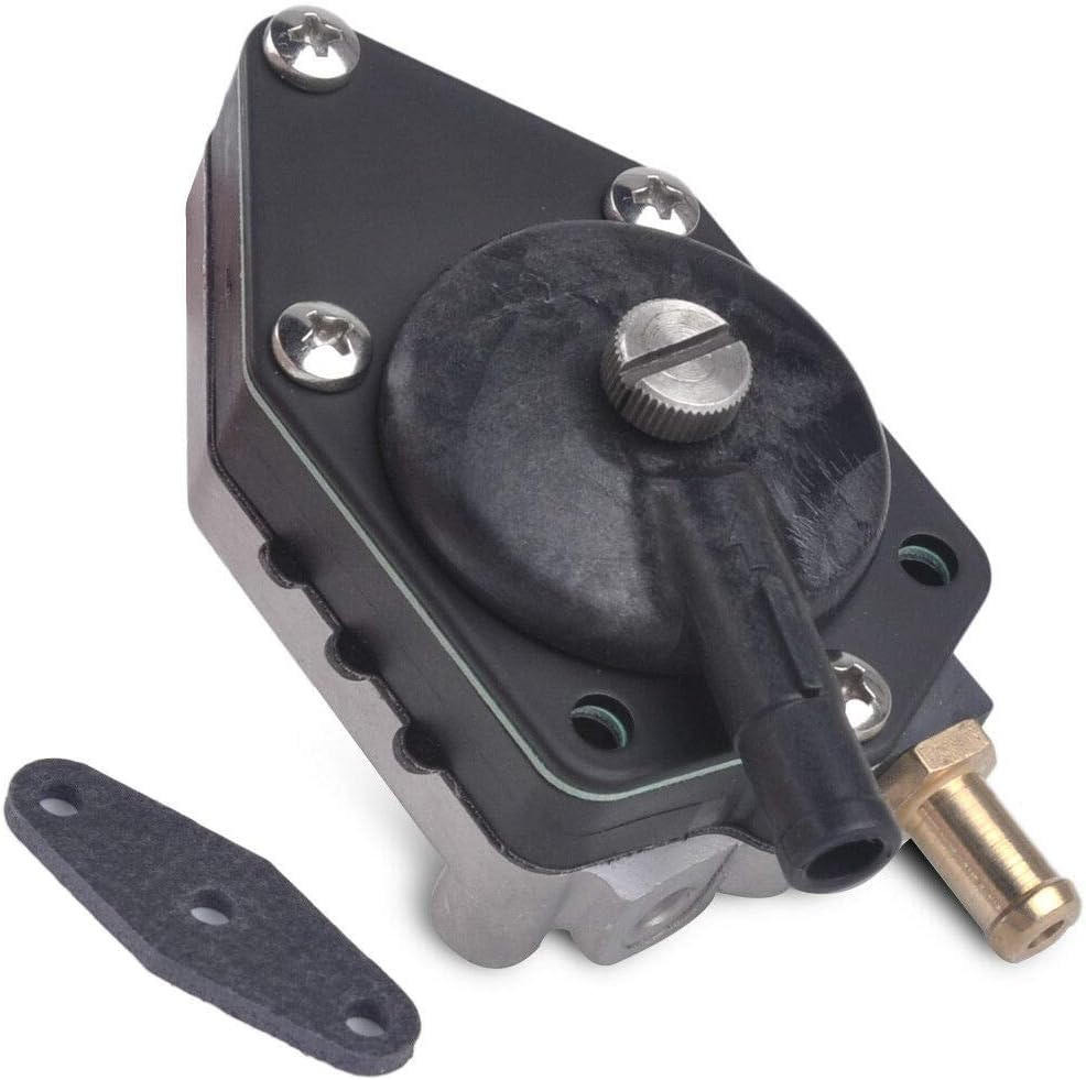 438556 HuthBrother Fuel Pump & Gasket, Compatible with Johnson Evinrude 20-140 HP Fuel Pump, Replace 18-7352 388268 385781 394543
