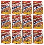 David Jumbo Sunflower Seeds Roasted & Salted Jalapeno Hot Salsa Flavor: 12 - 5.25 Oz