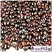 The Crafts Outlet 4-oz=112-g Bulk Assorted Shapes and Sizes 6-12mm Glass Beads Mixed