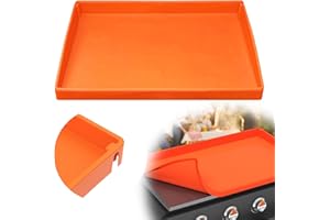 AUXTUR Silicone Griddle Mat,Silicone Griddle Mat Cover, Heavy Duty Food Grade Grill Cover, All Season Cooking Protective Cover, Protect Your Grill from Debris, Dust and Rust (Full-Edge, 36inch)