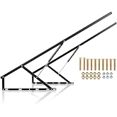 Dyna-living 4.6FT Hydraulic Bed Lift Mechanism 176.4-264.6LBS Load Capacity | Platform Bed Lift Mechanism Gas Spring RV Bed Lift Kit, Heavy Duty Hydraulic Lift Bed for King Size, Queen Bed, Storage Box