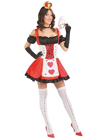 Malibulove Costume Regina Delle Carte Travestimento Alice In