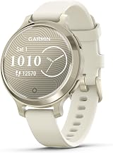 Garmin Lily 2 Active 38mm GPS Smartwatch Cream Gold with Hidden Display