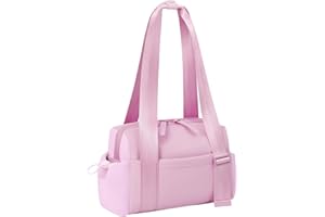 CYSIYU Mini Gym Bag for Women Girls Small Gym Tote Bag with Wet Compartment Waterproof Travel Duffle Bag Cute Workout Sport Bag