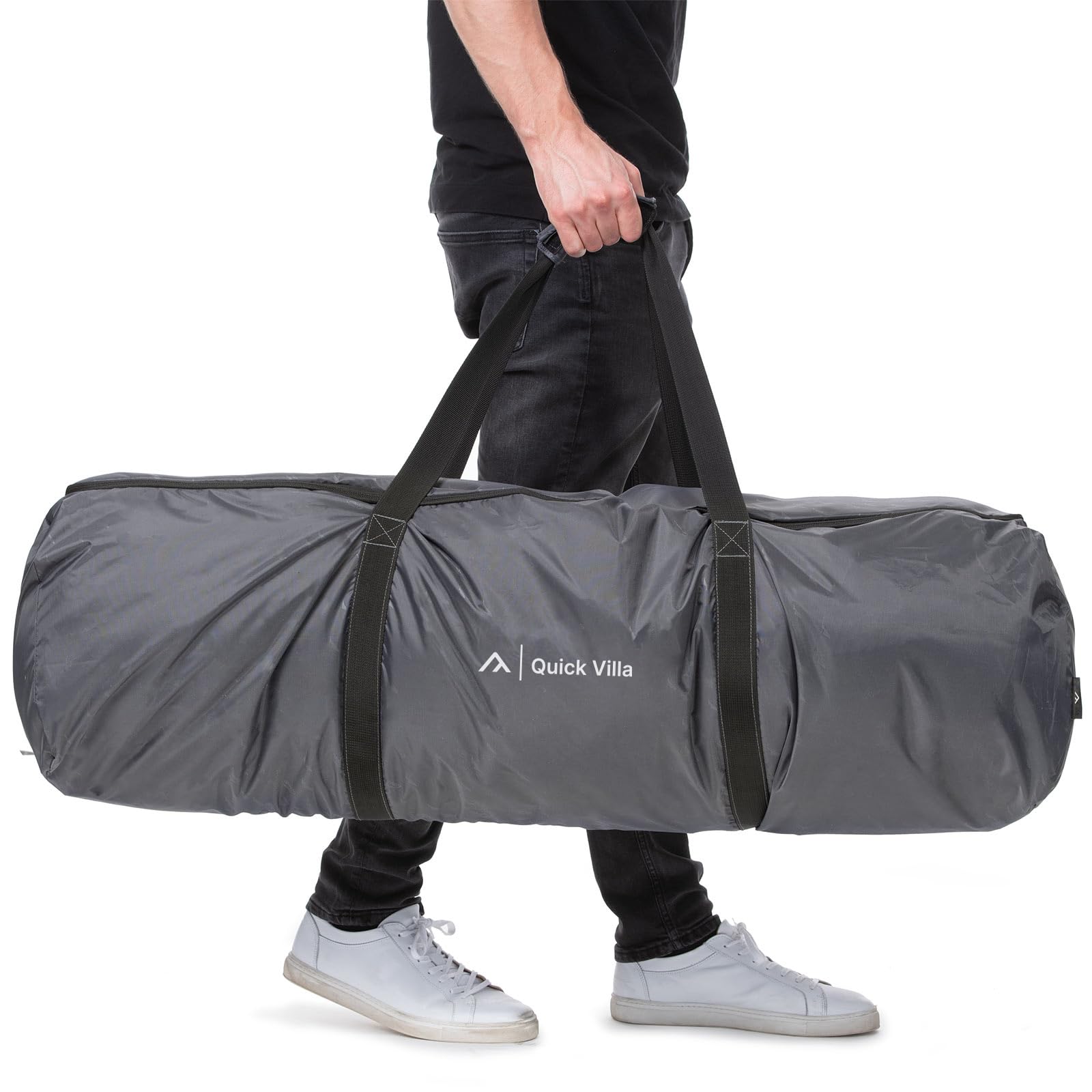 qeedo Quick Villa L, Familienzelt 5 Personen, Sekundenzelt mit Stehhöhe - Stoneblue 6