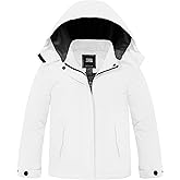 ZSHOW Girls' Waterproof Ski Jacket Warm Winter Coat Thicken Quilted Fleece Lined Parka