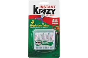 Krazy Glue Instant All Purpose Single Use Tubes 4 ea