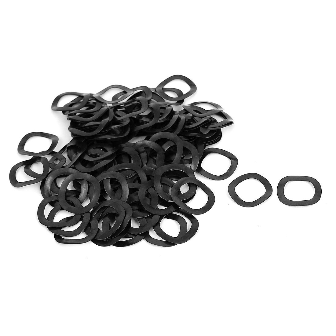 Sourcingmap 14mm x 21mm x 0.3mm Metal Wavy Wave Crinkle Spring Washers 100pcs
