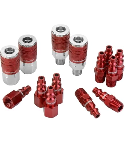 Amazon.com: ColorConnex Coupler & Plug Kit, Automotive Type C, 1/4