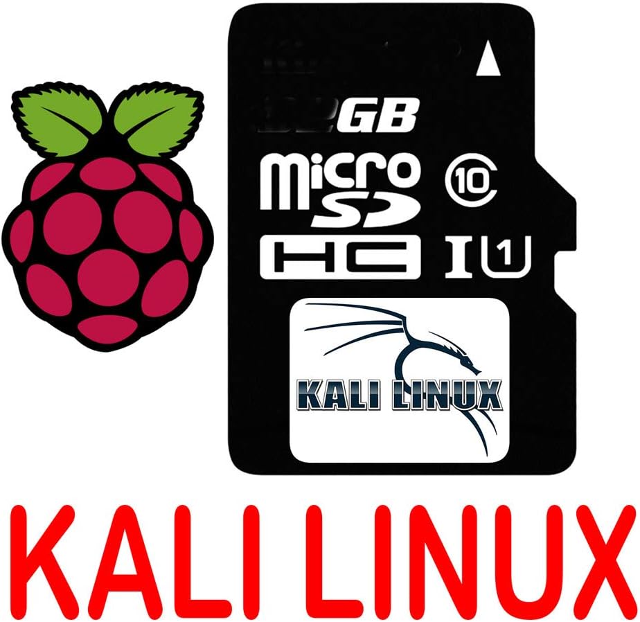 Kali Linux OS Operation System MicroSD Card 16GB TF for Raspberry PiKali Linux RPi0w Nexmon