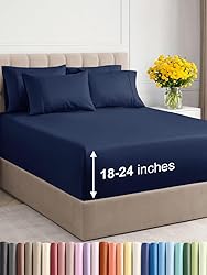 Extra Deep King Sheet Set - 6 Piece Breathable