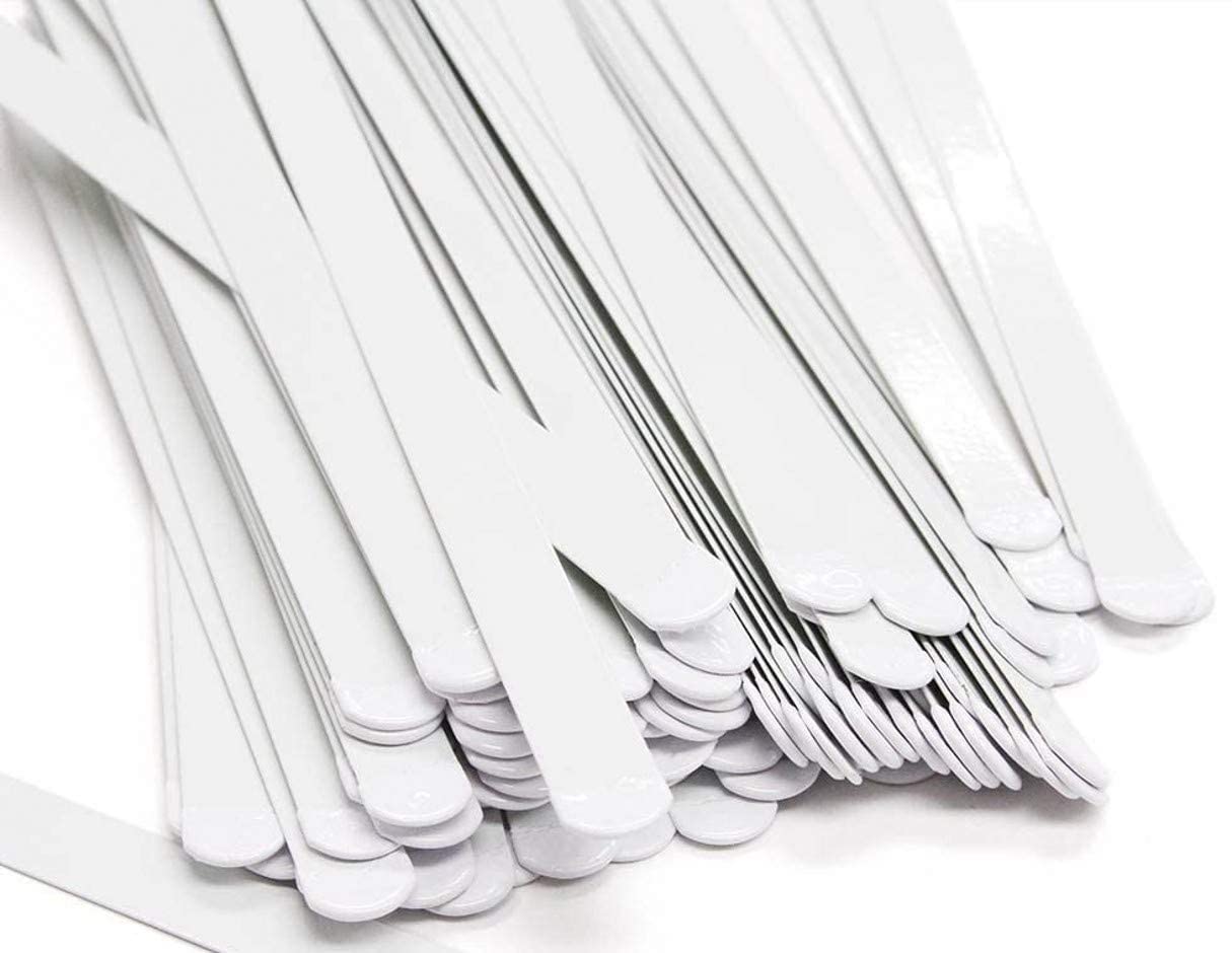 Photo 1 of 3/16 Inch x 11 Inch - 12 Pieces of White Spiral Steel Metal Boning Precut - Structure and Form for Corsets, Costumes, and More