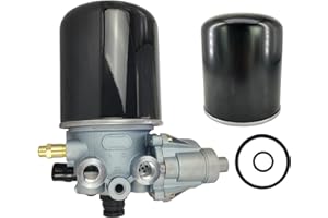 ZUVELLO R955205 Air Dryer Assembly 12V with Desiccant Cartridge Kit Fit for Meritor Wabco System Saver 1200 Series Freightliners Peterbilt International Volvo Trucks