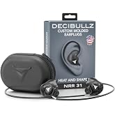Decibullz Custom Molded Earplugs Pro Pack (Black) Bundle