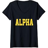 Womens Alpha V-Neck T-Shirt