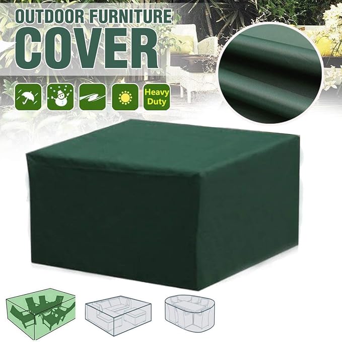 SUNDUXY Green Outdoor Patio Furniture Covers, Heavy Duty