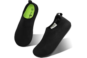 HIITAVE Kids Water Shoes Non-Slip Beach Swim Barefoot Quick Dry Aqua Pool Socks for Boys & Girls Toddler