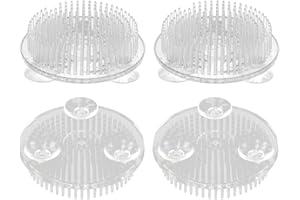 QKDS 4pcs Plastic Flower Frog Flower Pins Floral Frog, Arrangements Vase Japanese Floral Arrangement Pin Frog Holder for Plant Decoration, Party/Wedding Decoration,70mm/2.76"(Transparent)