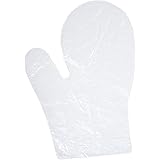 Daxwell Poly Mitts (Not Gloves), Embossed, One Size Fits All, Clear, F10003429 (Case of 5,000, 10 Boxes of 500)