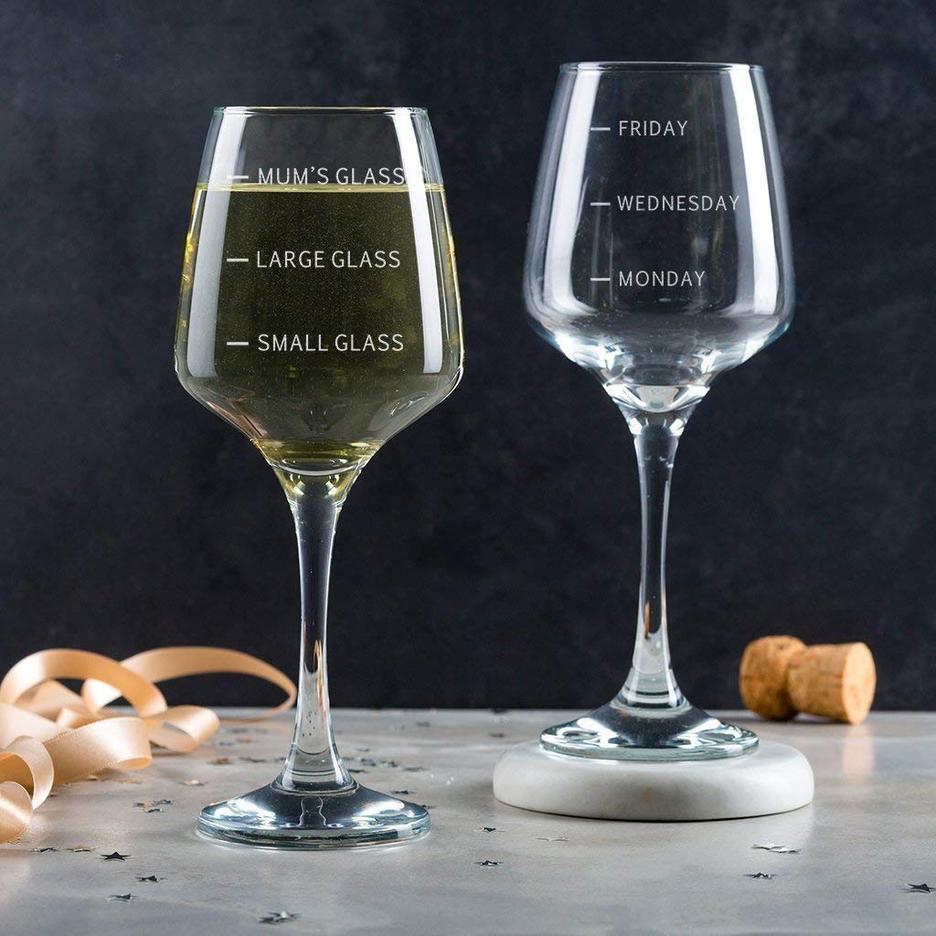 personalised mum wine glass