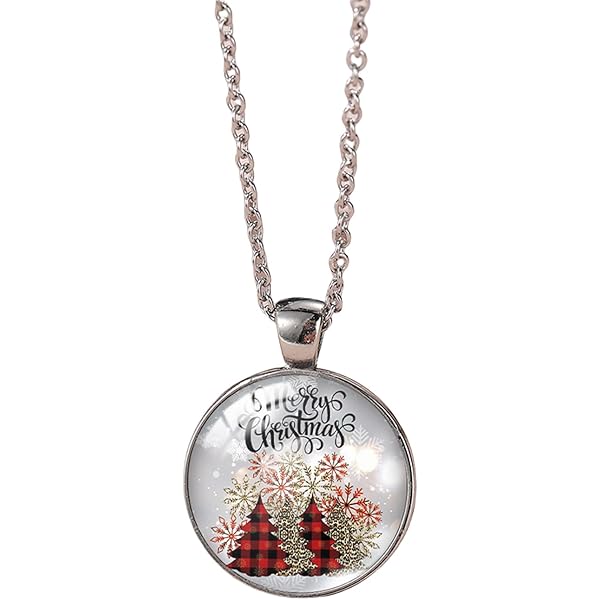 Sureio 204 Pieces Christmas Jingle Bell Necklaces Metallic