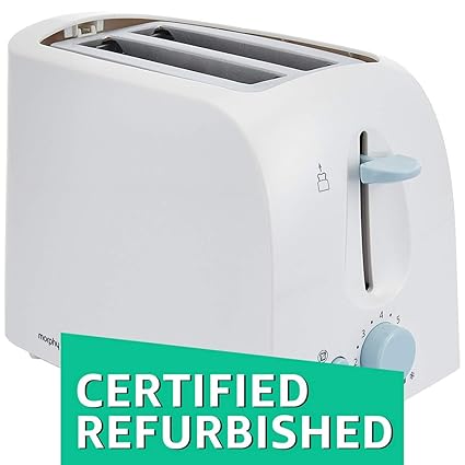 (Certified REFURBISHED) Morphy Richards AT-201 2-Slice 650-Watt Pop-Up Toaster (White)