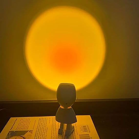 Amazon.com: Sunset Lamp Night Light Projector Led Lamp,Rotation Rainbow