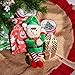 Christmas Elf Plush Toy - Mas The Elf, Little Santa Helper Kids Soft Stuffed Toy, Fun for Girls and Boys, Festive Decoration, Red and Green, 8.7 x 6.5 Inches