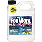 FogWorx Extreme High Density Fog Juice - Quart – 32 Fluid Ounces of Long Lasting, High Output, Odorless Water Based Machine F