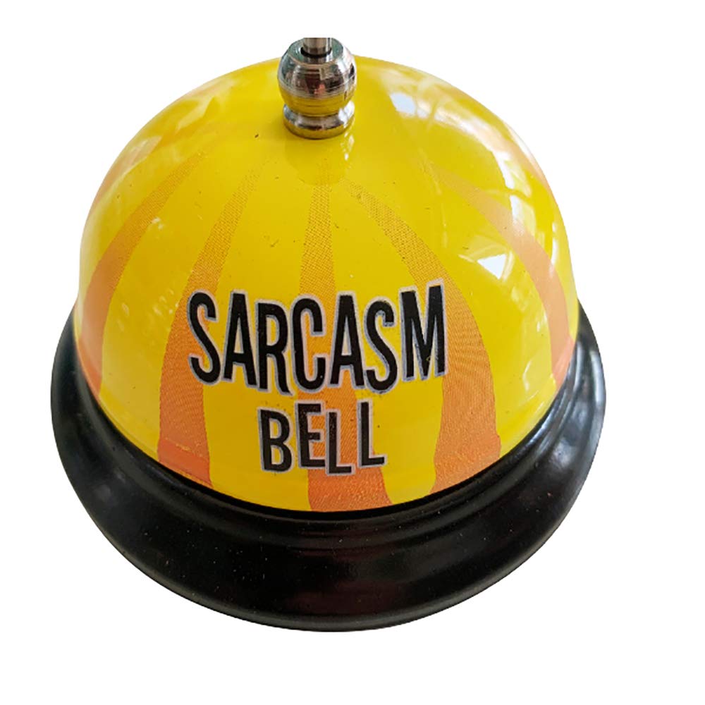 The Diabolical Gift People Ring for Anti Sarcasm Desk Bell