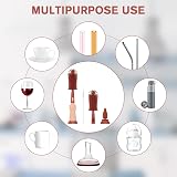 Vicloon 3 in 1 Silicone Bottle Cleaning Brush Red view 5