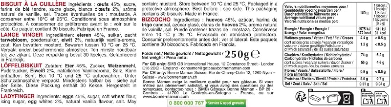 Biscuits à la Cuillère 250 g