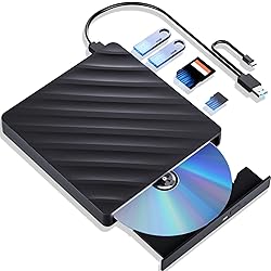 External Blu Ray Drive, 5 in 1 Portable Blu Ray