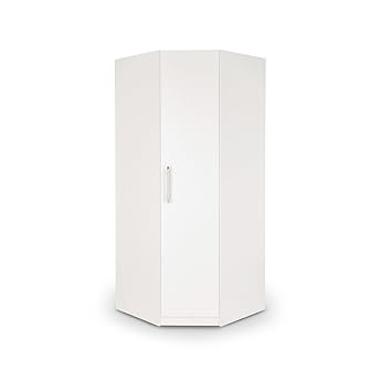 Regal New Modern Combination Wardrobes Set In White Corner